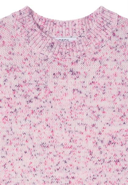 Gemusterter Strickpullover dark blossom melange