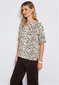 Gemustertes Batwing Shirt morning beige