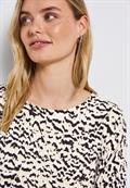 Gemustertes Batwing Shirt morning beige