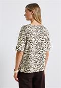 Gemustertes Batwing Shirt morning beige