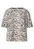 Gemustertes Batwing Shirt morning beige