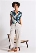 Gemustertes Blusenshirt tide blue