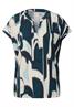 Gemustertes Blusenshirt tide blue