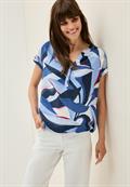 Gemustertes Blusenshirt urban navy blue