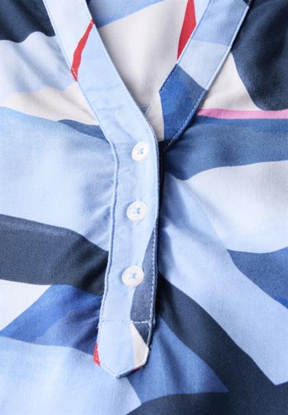 Gemustertes Blusenshirt urban navy blue