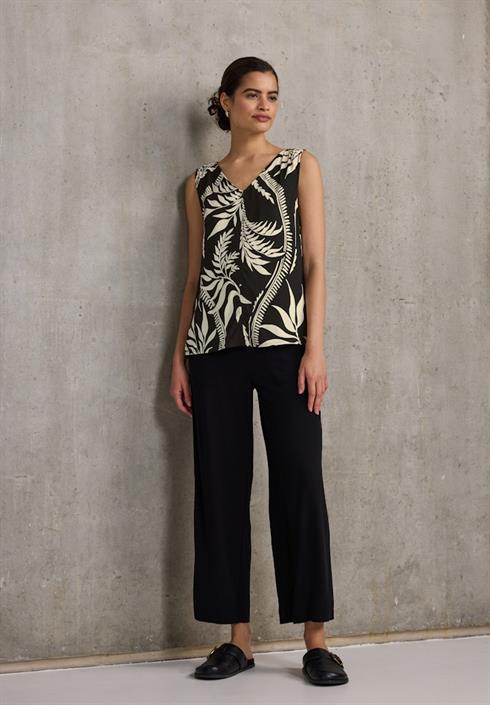 gemustertes-blusentop-black