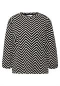 Gemustertes Jacquard Shirt black