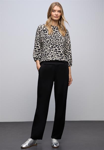 Gemustertes Jacquard Shirt soft beige