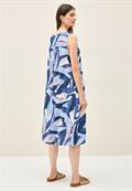 Gemustertes Kleid urban navy blue