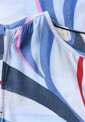 Gemustertes Kleid urban navy blue