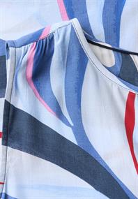 Gemustertes Kleid urban navy blue