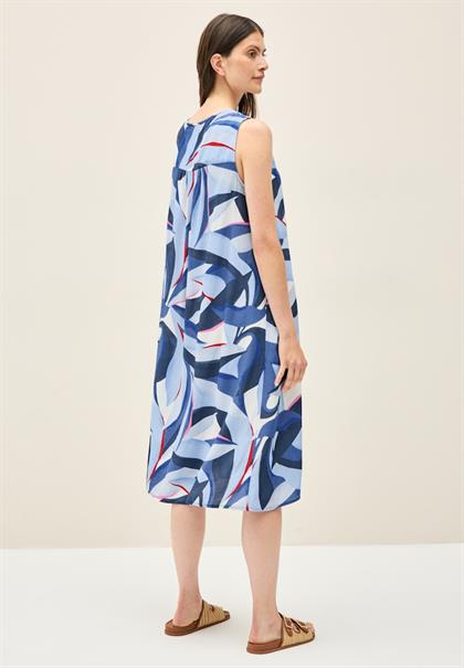 Gemustertes Kleid urban navy blue