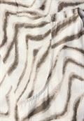 Gemustertes Midi-Kleid tumbled beige