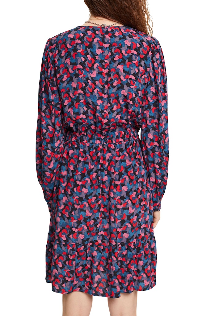 gemustertes-minikleid-pink