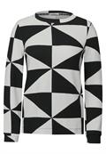 Gemustertes Ottoman Shirt black
