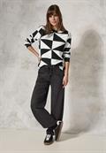 Gemustertes Ottoman Shirt black