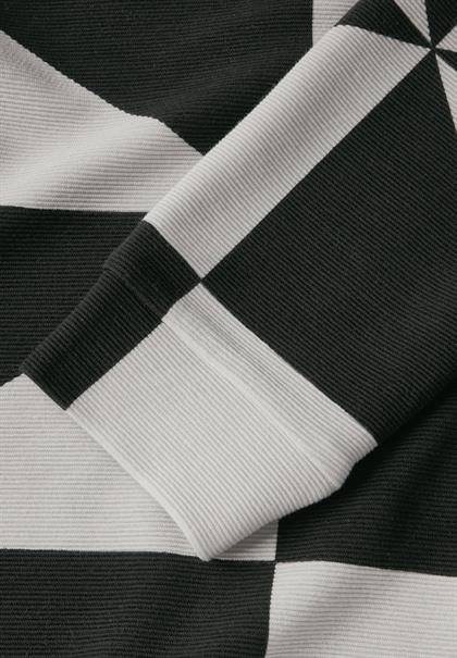 Gemustertes Ottoman Shirt black