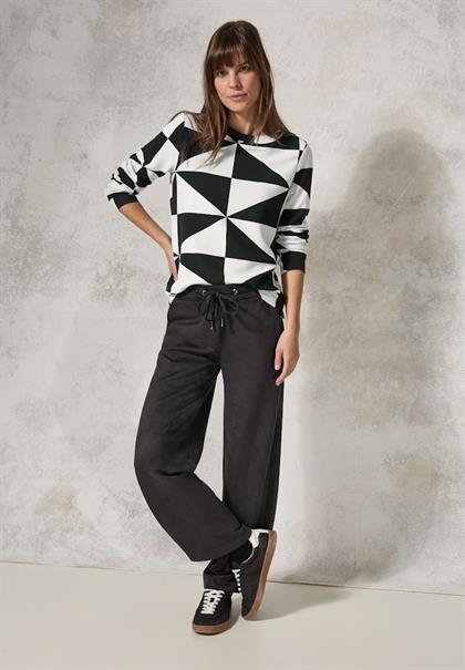 Gemustertes Ottoman Shirt black