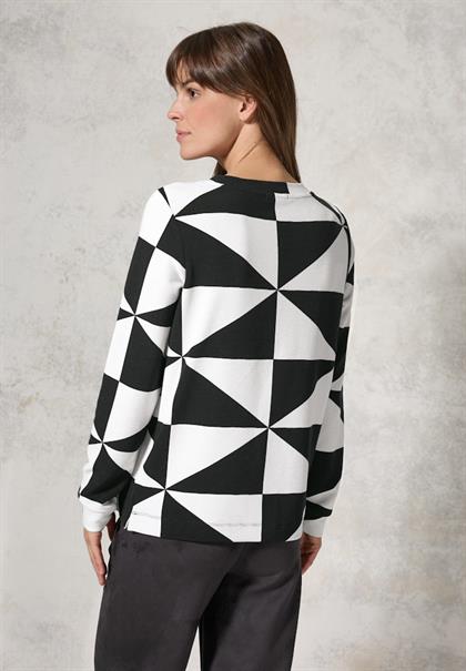 Gemustertes Ottoman Shirt black