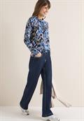 Gemustertes Shirt cloud blue