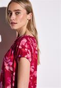 Gemustertes Shirt glory red