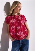 Gemustertes Shirt glory red