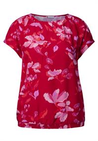 Gemustertes Shirt glory red