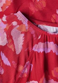 Gemustertes Shirt glory red