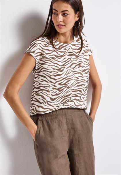 Gemustertes Shirt nomad brown