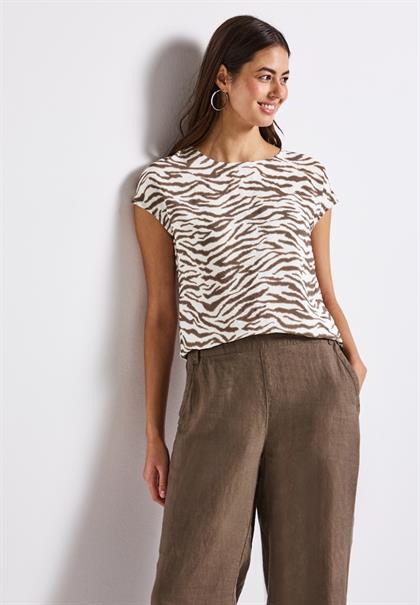 Gemustertes Shirt nomad brown