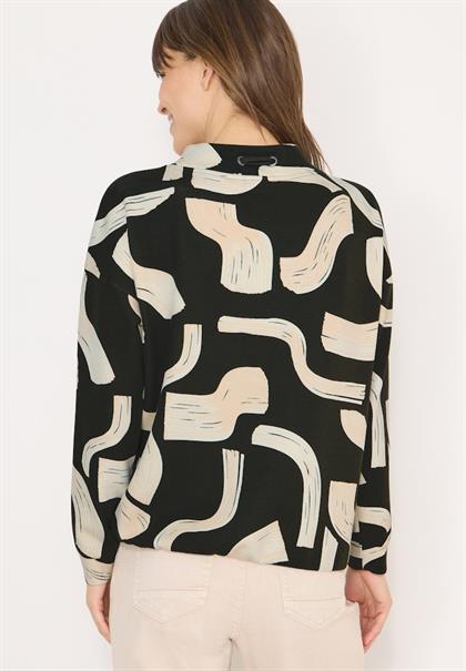 Gemustertes Shirt raw khaki