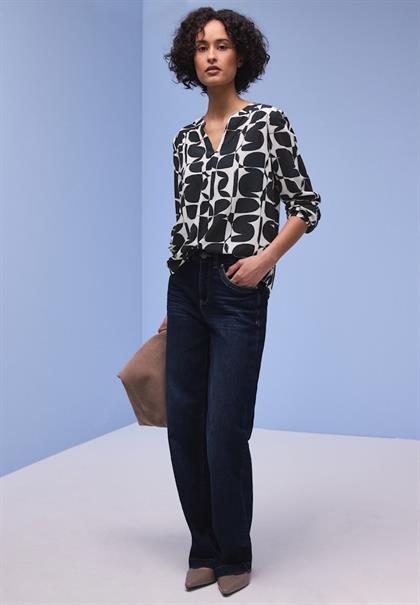 Gemustertes Shirt shadowed navy