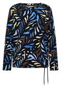 Gemustertes Shirt universal blue