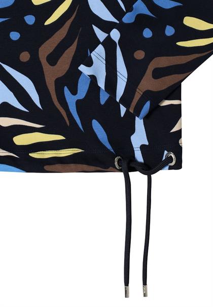 Gemustertes Shirt universal blue