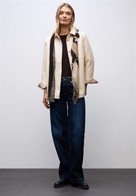 Gemustertes Tuch sanded beige