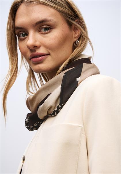 Gemustertes Tuch sanded beige