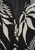 Gemustertes Tunika-Kleid black