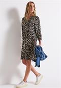 Gemustertes Tunika-Kleid black