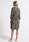 Gemustertes Tunika-Kleid black