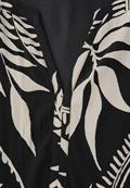 Gemustertes Tunika-Kleid black