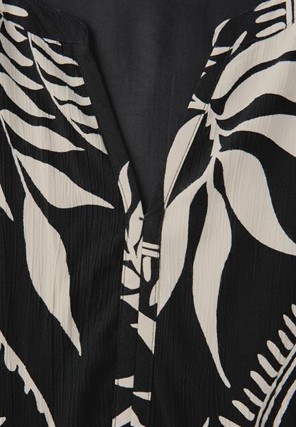 Gemustertes Tunika-Kleid black
