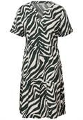 Gemustertes Tunika-Kleid pine grove green