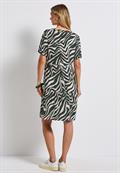 Gemustertes Tunika-Kleid pine grove green
