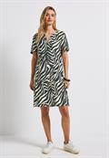 Gemustertes Tunika-Kleid pine grove green