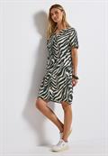 Gemustertes Tunika-Kleid pine grove green
