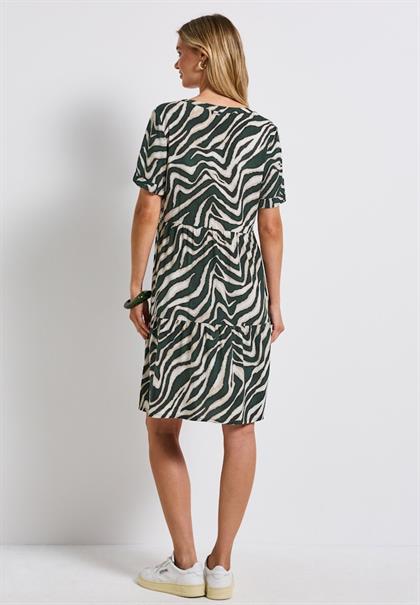 Gemustertes Tunika-Kleid pine grove green