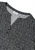 Gemustertes Tunika-Shirt light greige