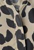 Gemustertes Volant-Kleid coastal beige