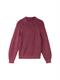 Gerippter Pullover mit Stehkragen blackberry rib structure