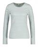 Geripptes Langarm-T-Shirt mit Streifen dusty turquoise